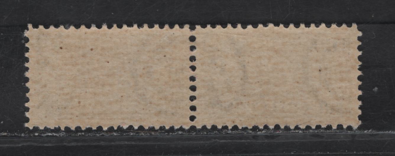 Lot 123 Italy SC#Q72 100l Sapphire Posthorn & Numeral, 1946-1954 Parcel Post Issue, A VFOG Horizontal Pairs, Perf 13.25x14, Winged Wheel Wmk