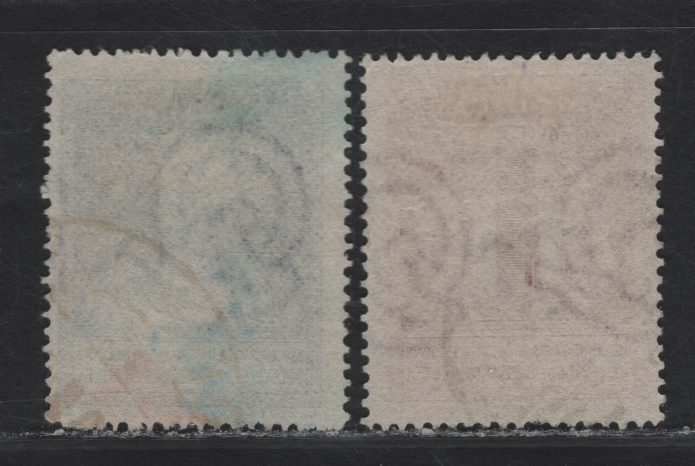 Lot 22 Italy SC#526-527 20l - 50l Carmine - Deep Blue Allesandro Volta - Voltaic Pile, 1949 Invention of the Voltaic Pile Issue, 2 Fine Used Singles