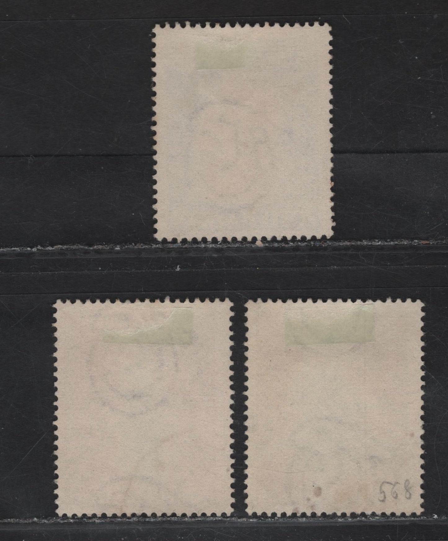 Lot 24 Italy SC#544-546 5l - 55l Deep Claret & Green - Deep Ultramarine & Brown Tobacco Plant, 1950 European Tobacco Conference Issue, 3 Fine Used Singles