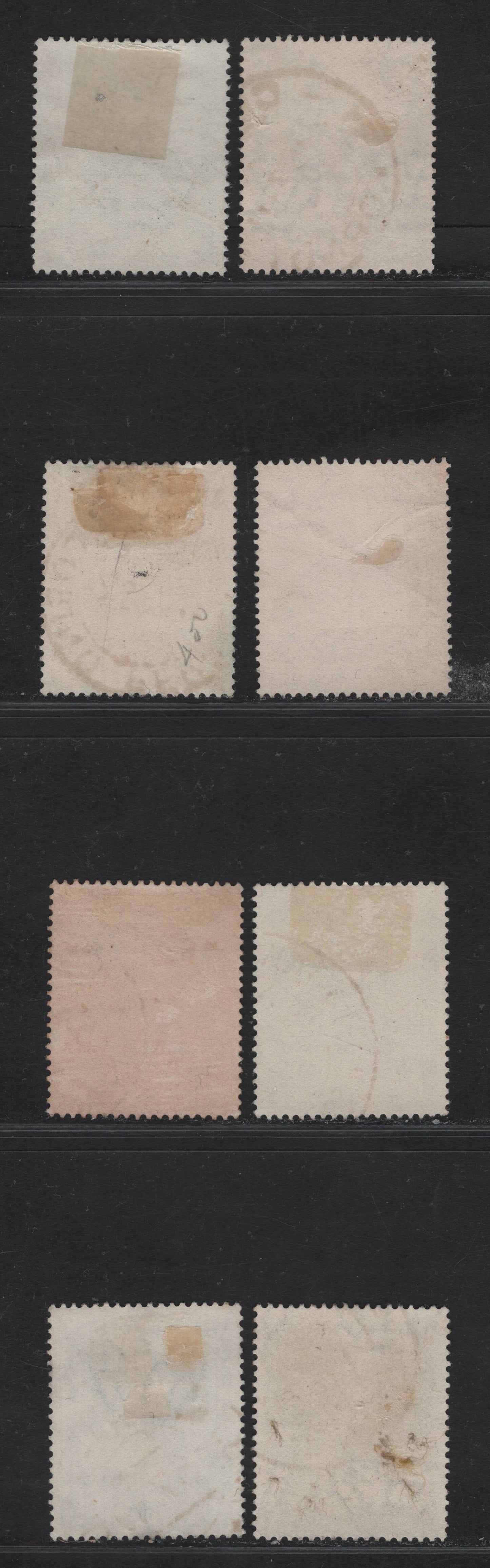 Lot 248 Italy SC#400-407 10c - 1.75l Brown - Violet Black Romulus Plowing - Blackshirts March On Rome, 1938 Proclamation of Empire Issue, 8 Very Fine Used Singles