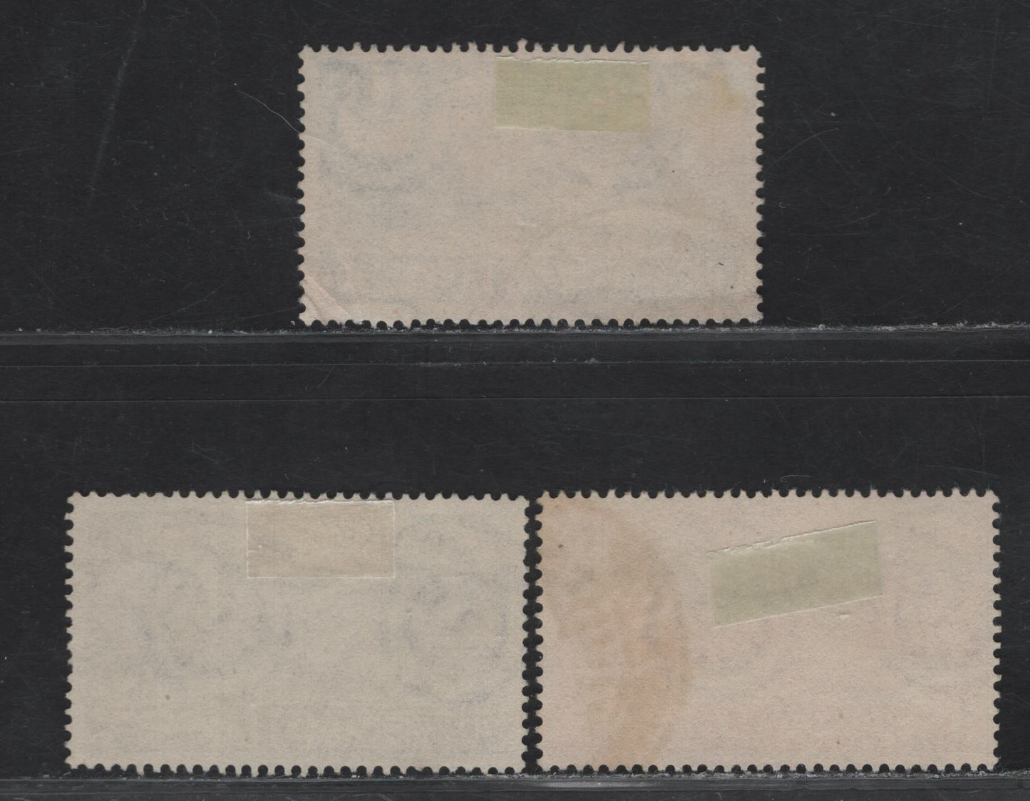 Lot 44 Somalia SC#C21, C24, C27 90c - 10s Olive Brown - Red Orange River, 1950-1951 Pictorial Airmail Issue, 3 Fine/Very Fine Used Singles, 1.50s Has A Corner Crease At LR