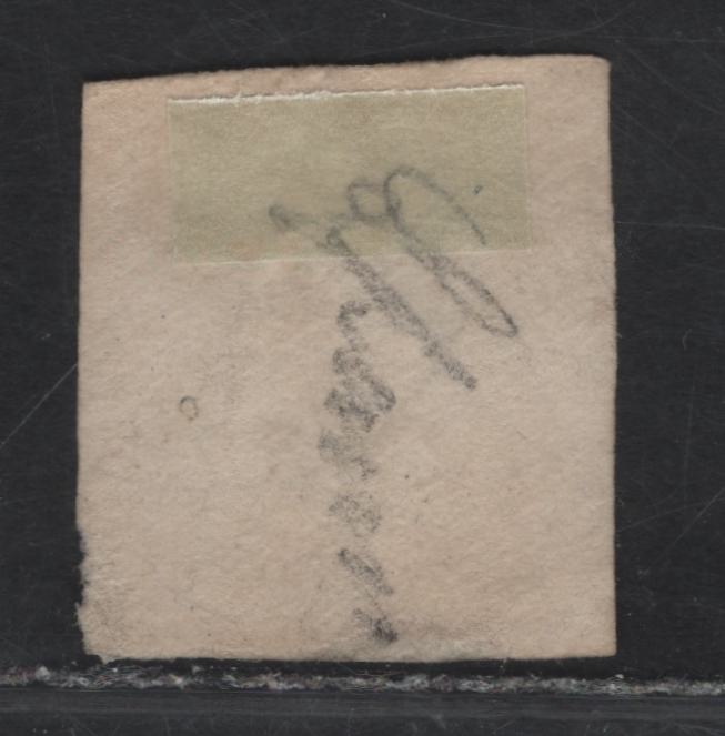 Lot 6 Sardinia SC#13b 40c Carmine Victor Emmanuel II, 1855-1863 Embossed Victor Emmanuel II Issue, A Fine Used Imperf Single, Margins Clear To Just Touching At UR