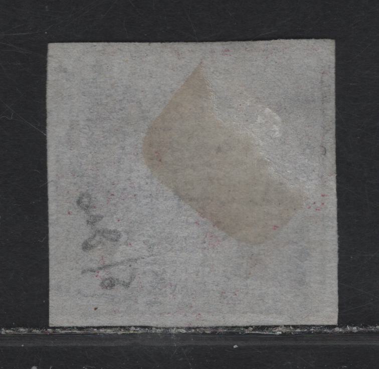 Lot 67 (C) Nova Scotia #2b 3d Blue Flower Heraldry, 1851-1857 Pence Issue, An Ungraded Single, XF Appearance But Expertly Repaired
