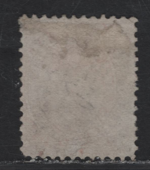 Lot 96 (C) Canada #17 10c Red Lilac HRH Prince Albert, 1859-1864 Cents Issue, A Fine Used Single, Perf 12, Cents-C Paper, Shallow Thin, Imprint At UL.