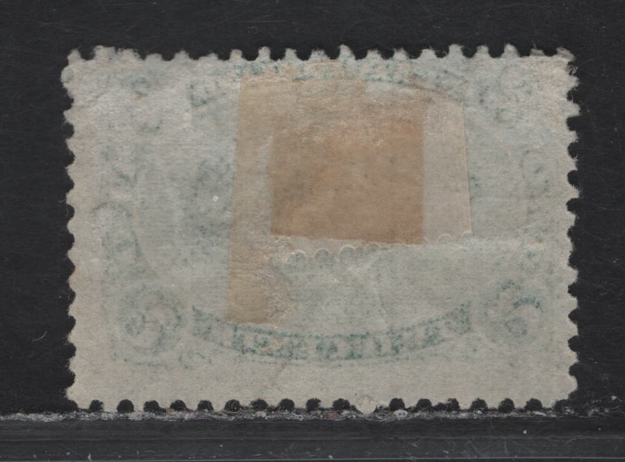 Lot 1 (C) Newfoundland #24 2c Green Codfish, 1865-1894 Cents Issue, A VGOG Single, Paper Cents-U, Perf 12, Natural Gum Bends, As Noted In Unitrade, Two Perfs At UL Are Creased.