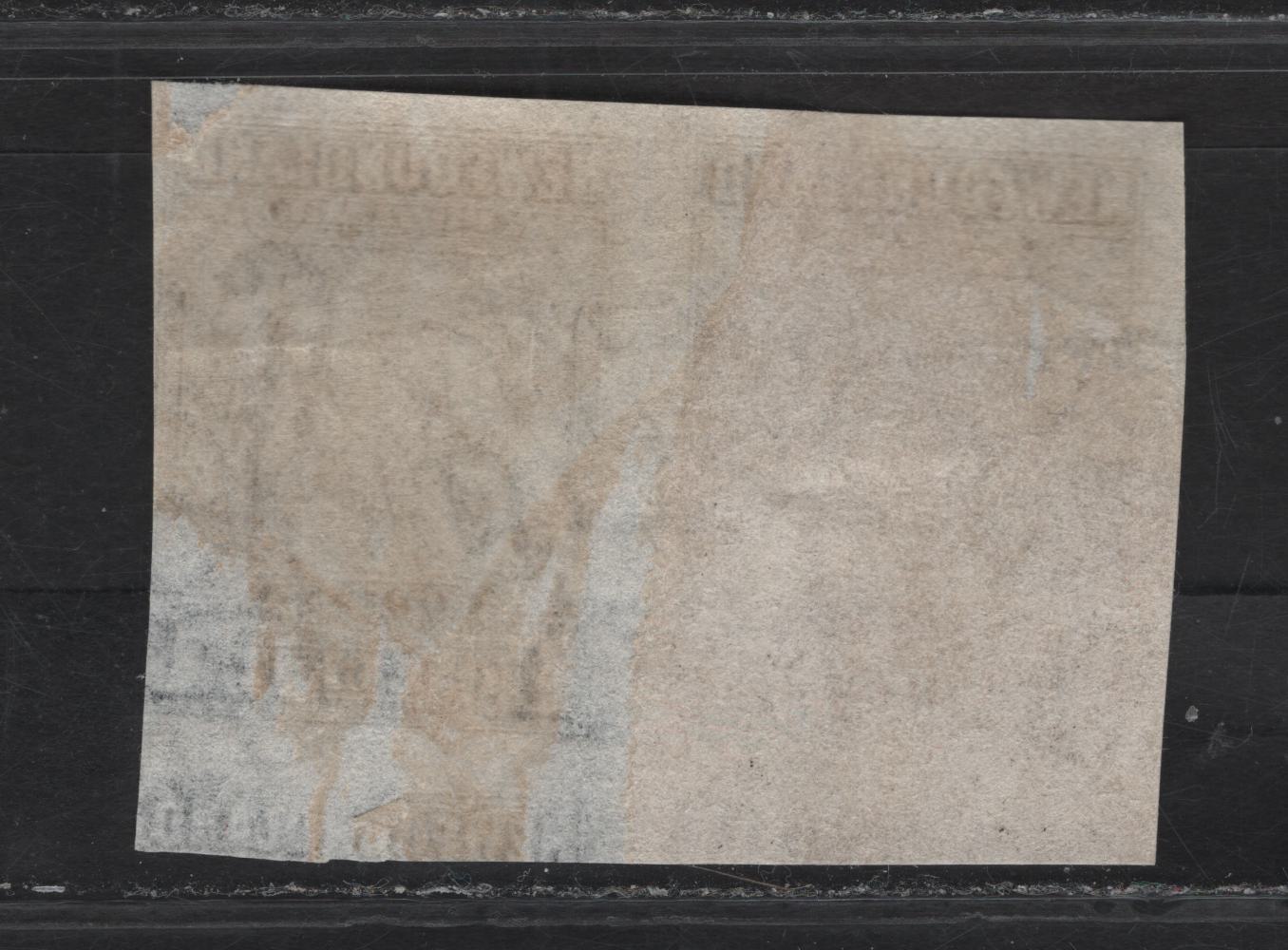 Lot 174 (C) Newfoundland #184c 1c Gray Black Codfish, 1932-1937 Definitive Issue, A VFPOG Imperf Pair, Perkins Bacon Printing, 20.4mm Wide, Right Stamp Significantly Thinned & Cut in Left Stamp, Sound, But Significant Gum Loss.