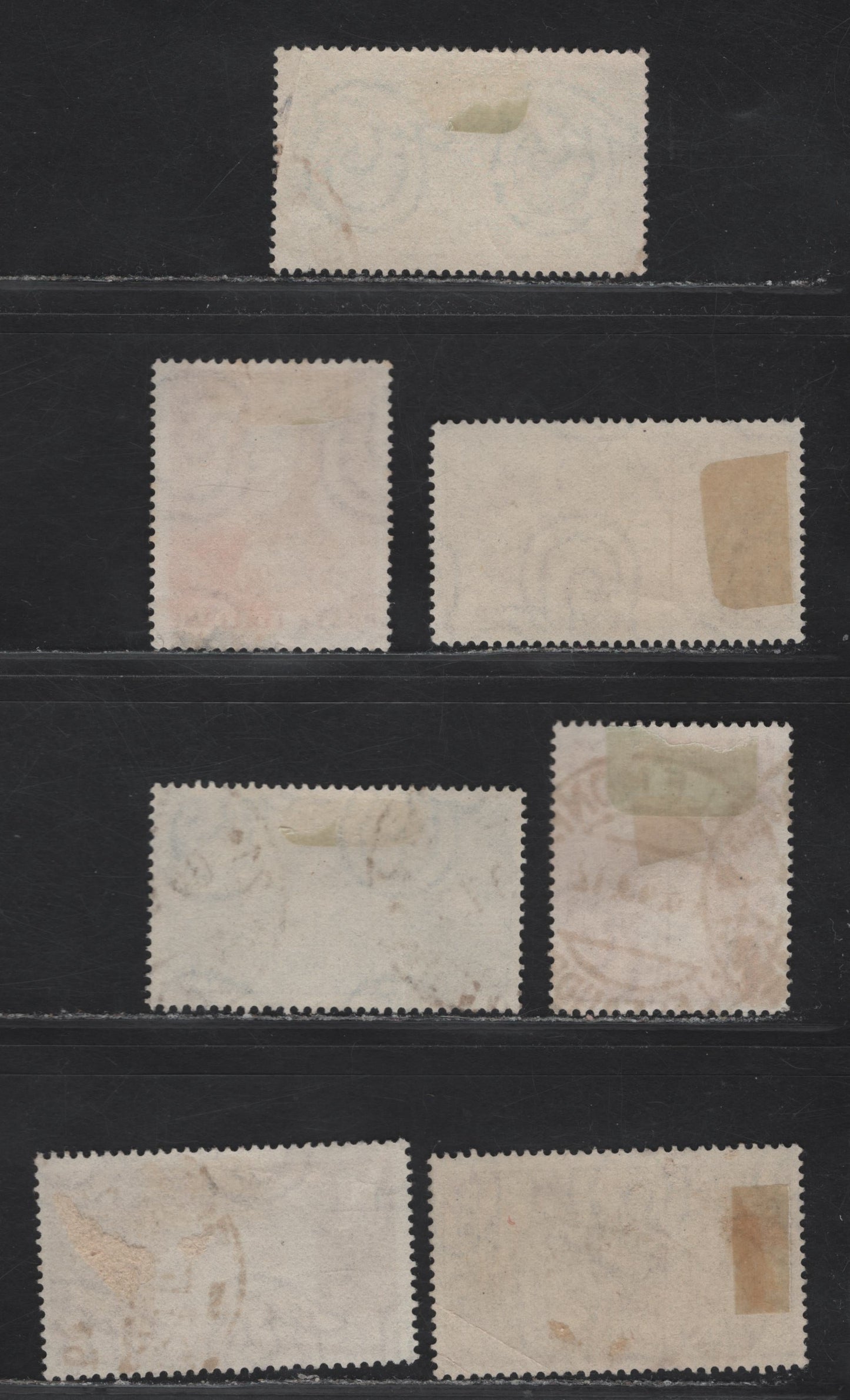 Lot 190 Italy SC#507-508, 510, 512, 514, 520-521 15l - 20l Dark Green - Brown Red Bassano Bridge - Basilica of St Just, 1948-1949 Re-Opening Of Bridge - Trieste Election Issues, 7 Fine/Very Fine Used Singles, Postally Used With Dated Cancels