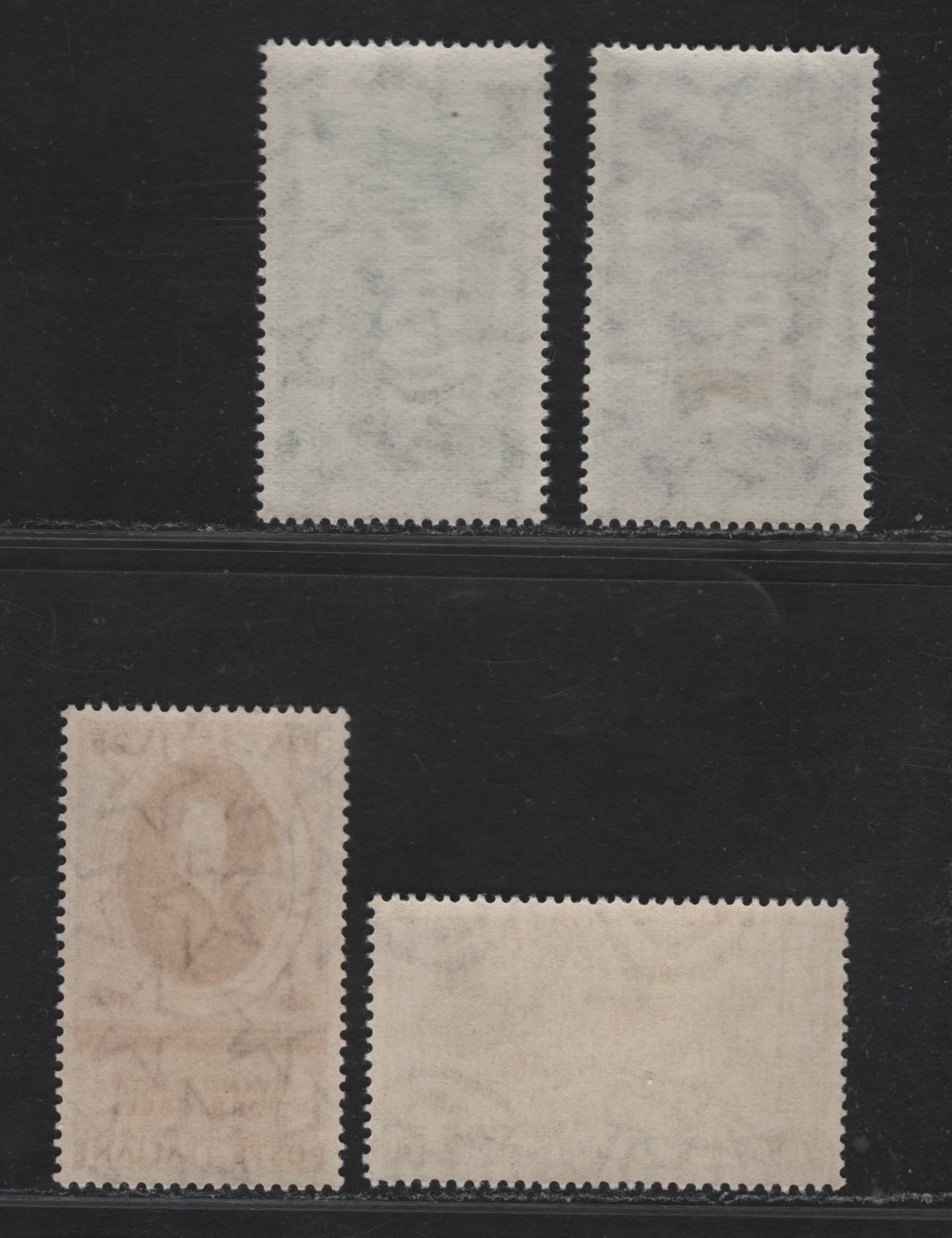 Lot 203 Italy SC#586, 715-716, 754 25l Dark Brown - Rose Claret La Figlia di Jorio - Evangelista Torricelli, 1951-1957 Michetti - Torichelli Issues, 4 VFNH Singles