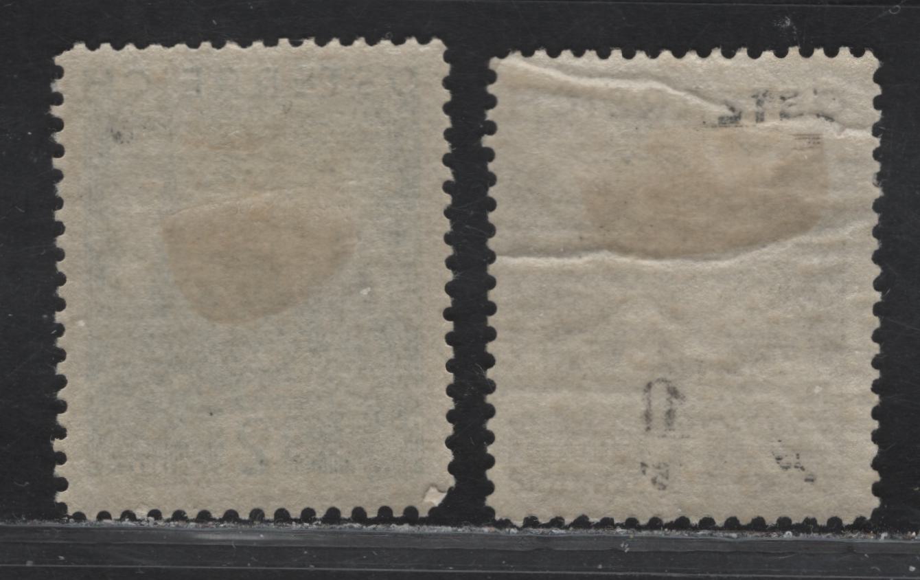 Lot 173 Austria SC#338-339 1s - 2s Black Brown - Dark Green National Library, 1929-1930 Large Pictorial Issue, 2 F/VFOG Singles 1s Has A Natural Gum Crease, ,