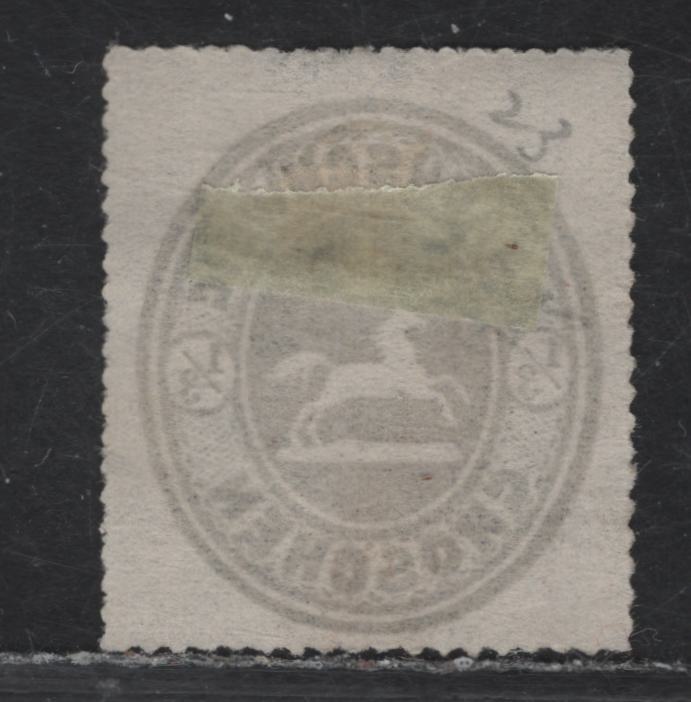 Lot 194 Brunswick SC#23 1/3gr Black Saxon Horse, 1865 Embossed Saxon Horse Issue, A Fine Unused Single