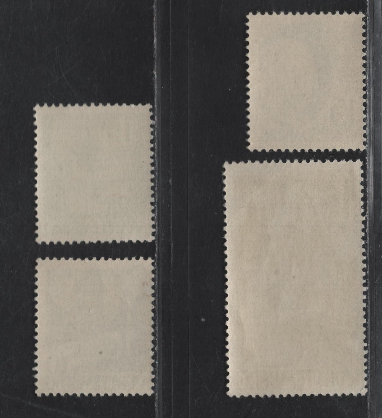 Lot 216 (C)Germany - French Zone - Wurttemberg SC#8N3, 8N5-8N6, 8N13 10pf - 1m Blue - Brown Pictorial, 1947-1948 Pictorial Issue, 4 F/VFNH Singles, White Wove Paper (Paper Y), 10pf & 15pf Are Type 1, Rest Are Type 2.