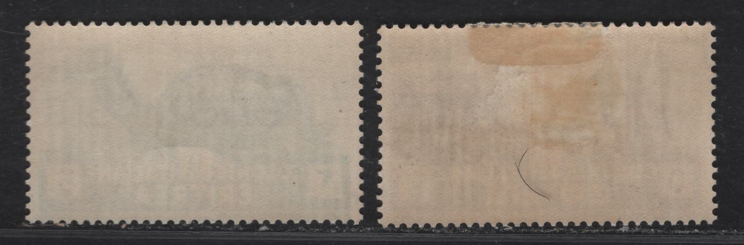 Lot 227 Eritrea SC#158-159 2c - 5c Deep Blue - Black Camel - Shark Fishery, 1934 Photogravure Pictorial Issue, 2 VFOG Singles