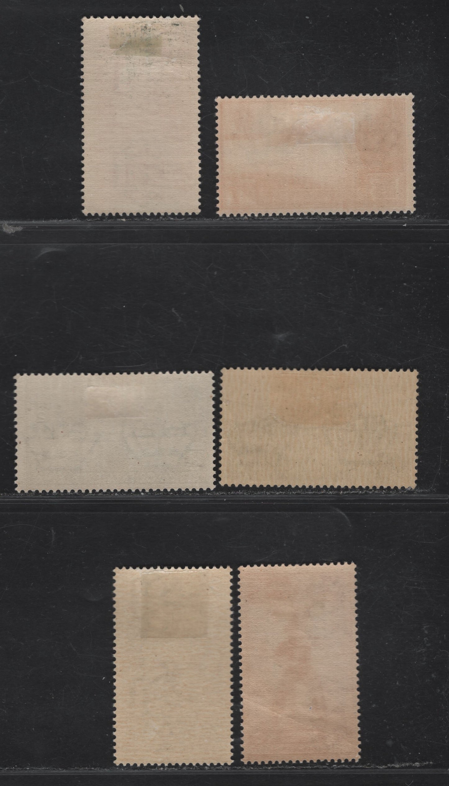 Lot 231 Italian East Africa SC#3, 6, 11, 27, C7-C8 7.5c - 3l Dark Violet - Carmine Lake Pictorial - Airmails, 1938 Pictorial - Airmail Issues, 6 F/VFOG Singles