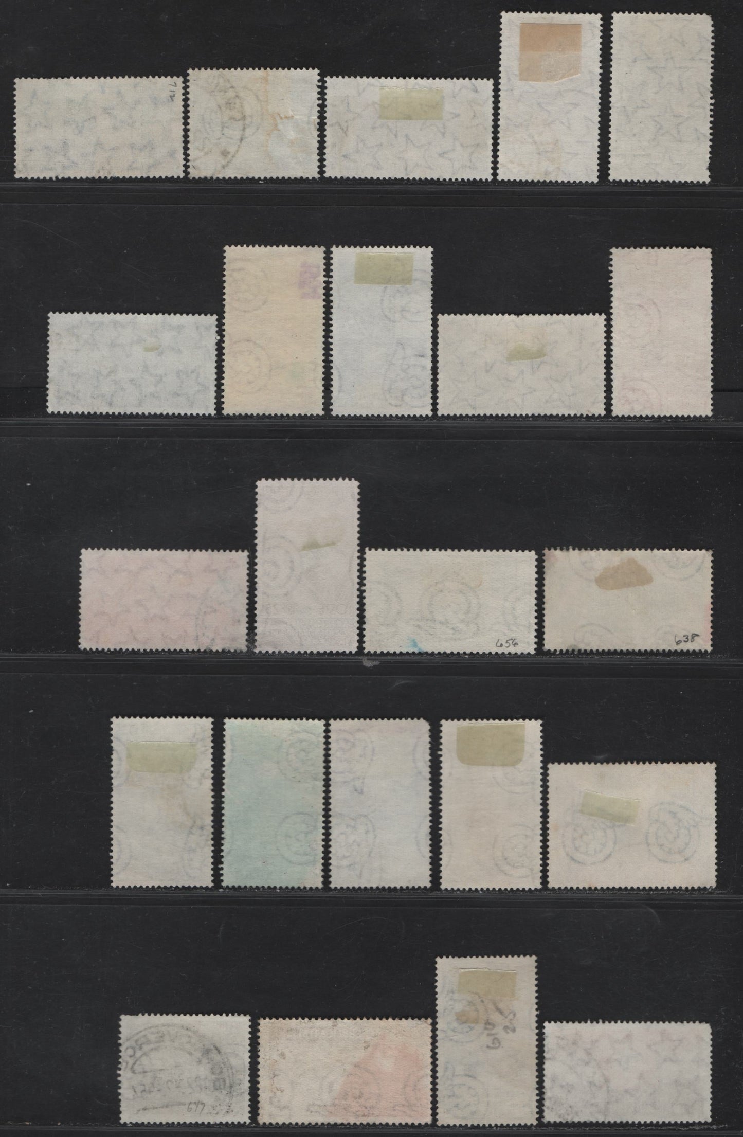 Lot 305 Italy SC#610/713 25l - 80l Gray - Orange & Brown Alpine - Republic & Symbols of Industry, 1952-1956 Alpine Troops - 10th Anniv of Republic Issues, 23 Very Fine Used Singles