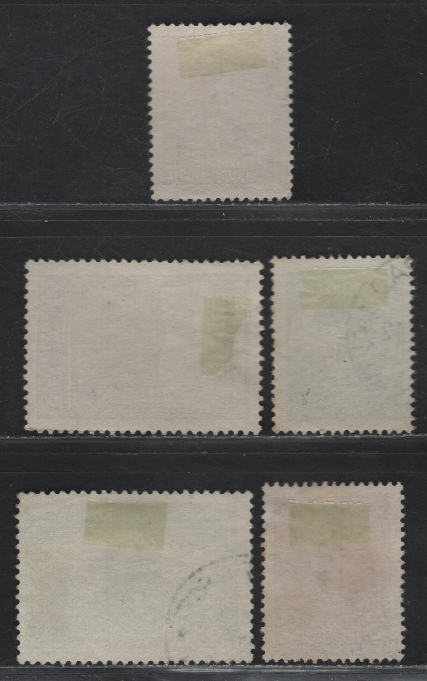Lot 361 Serbia SC#2N3, 2N5, 2N33, 2N36, 2N01 1d-3d Green-Bright Blue Prince Michael - Ljubostinja Monastery, 1941-1943 Overprinted Definitive Issue - Pictorial Issue, 5 Fine & VF Used Singles