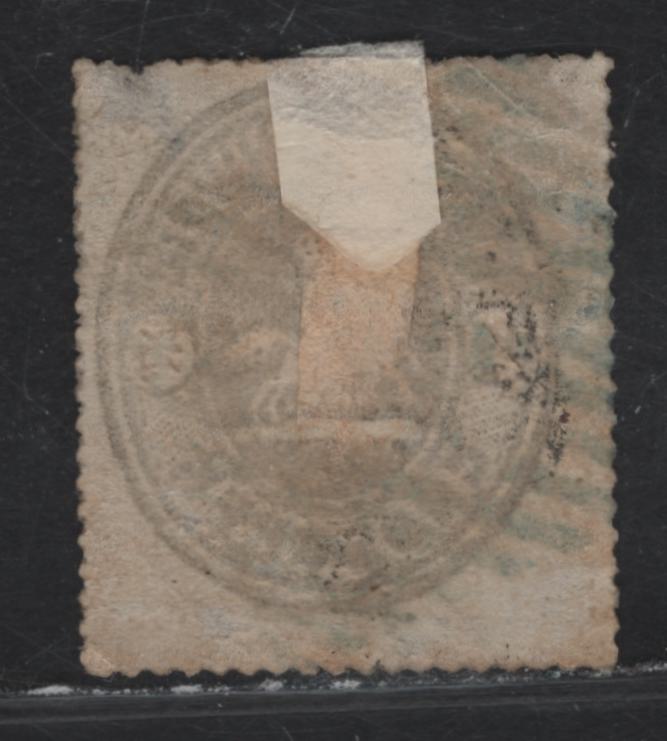 Lot 74 (C) Brunswick SC#23 1/3gr Black Leaping Saxon Horse, 1865 Embossed Issue, A Fair Used Single, Scarce Used Example With A #45 Cancel That Appears To Be Genuine