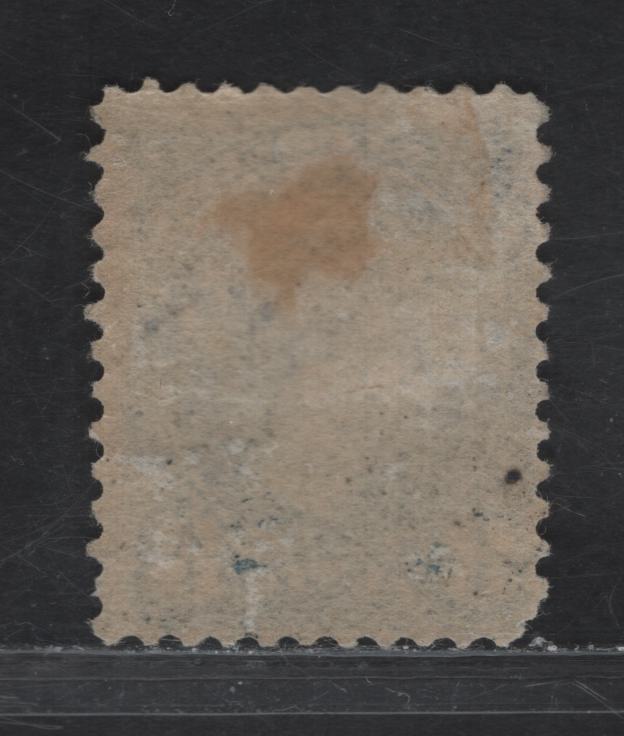 Lot 134 (C) Canada #44b 8c Bluish Slate Queen Victoria, 1888-1897 Small Queen Issue, A VGOG Single, Mid 2nd Ottawa Printing, Paper 2O-HH, Perf 12, Pulled LL Corner Perf.