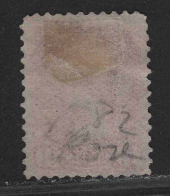Lot 145 (C) Canada #45vi 10c Deep Dull Rose Queen Victoria, 1888-1897 Small Queen Issue, A Very Good Used Single, Thin Paper (2O-PP), Perf 12, Vertical Crease That Is Not Immediately Noticeable, Unpriced In Unitrade.