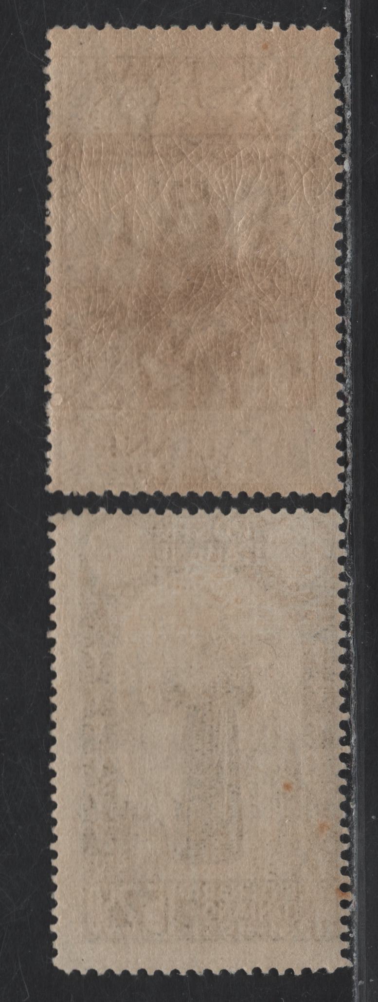 Lot 305 Italy SC#183, 264 5l+2.50l Dark Brown - Olive Green Francis Of Asissi - St Anthony, 1926-1931 St Francis Of Asissi - St Anthony Issues, 2 FOG Singles
