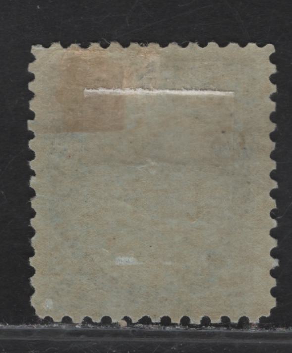 Lot 154 (C) Canada #79b 5c Blue, 1898-1902 Queen Victoria Numeral Issue, A VFOG Single On Paper ABN-FF, Perf 11.9x12