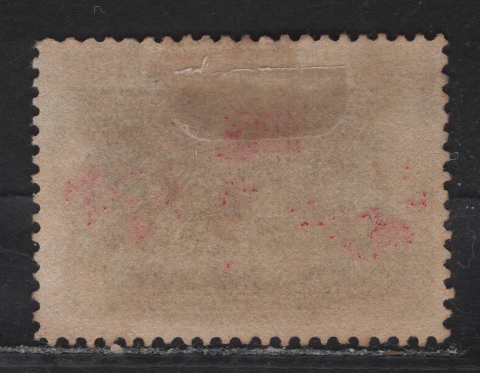 Lot 190 (C) Canada #85 2c Deep Lavender, Deep Red & Black Mercator's Projection, 1898 Imperial Penny Postage Issue, A Fine Used Single, Deepest Lavender Color I Have Ever Seen On This Stamp, True Lavender is The Scarcest of The Colors, Some Toning.