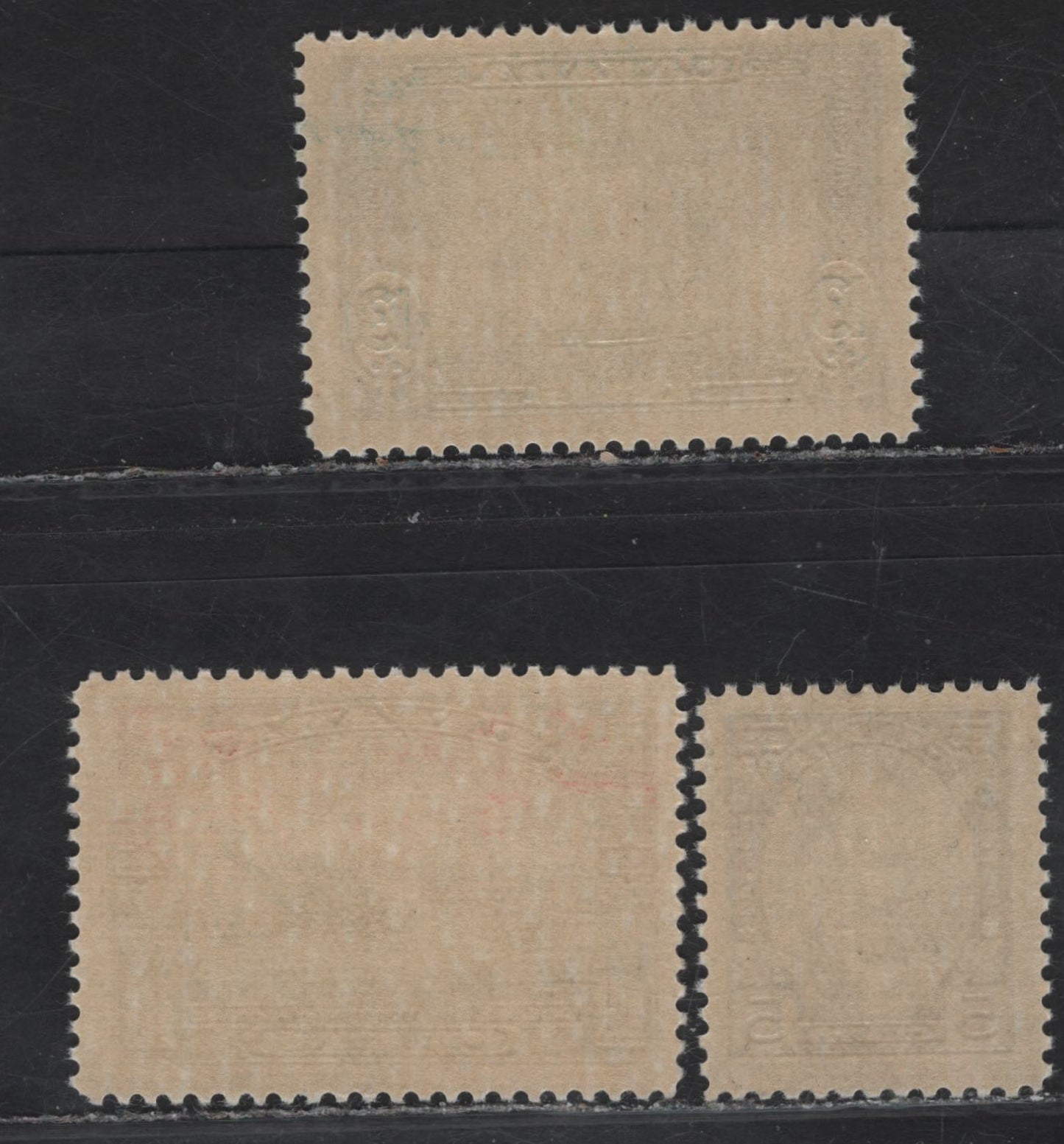 Lot 219 Canada #214-216 5c - 13c Deep Blue - Dark Blue Prince of Wales - Royal Yacht Britannica, 1935 Silver Jubilee Issue, 3 FNH Singles, Different Perfs, Papers & Gums