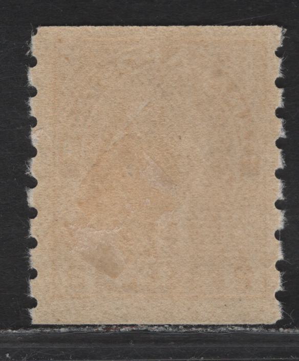 Lot 273 (C) Canada #MR7 2c+1c Brown King George V, 1916 War Tax Issue, A FOG Single, Paper ABN-B, Die 2, Perf 8 Vertical Rotary Wheel Perf, Retouched Frameline.