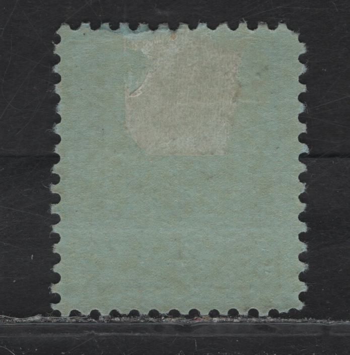 Lot 68 Canada #91 5c Dark Bright Blue King Edward VII, 1903-1908 King Edward VII Issue, A FOG Single, Paper ABN-SS, Perf 12x11.9
