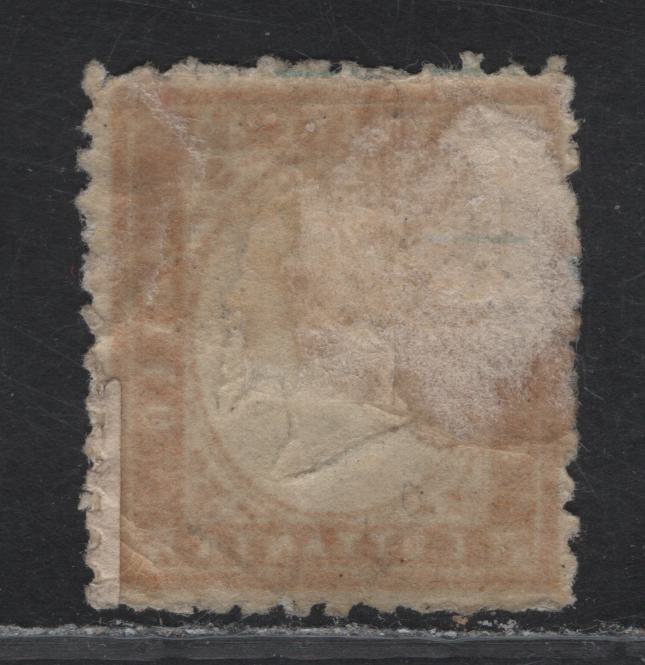 Lot 20 Italy SC#21 80c Orange Victor Emmanuel II, 1862 Embossed Victor Emmanuel II Issue, A VFOG Single