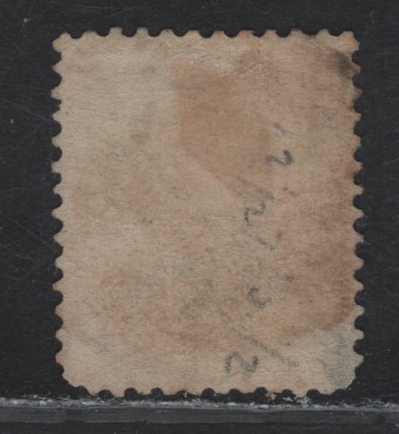 Lot 3 Belgium SC#13b 1c Green King Leopold I, 1863 King Leopold I Issue, A Very Good Used Single, Well Centered, Small Thin, Rounded Lower Corners.