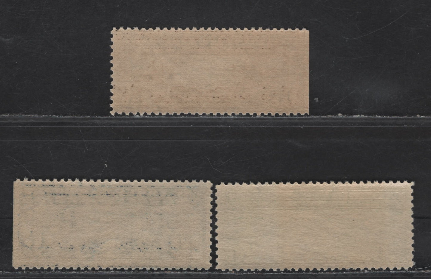 Lot 332 United States (C) SC#C7-C9 10c - 20c Blue - Green Airmail, 1926-1927 Airmail Issue, 3 VFNH Singles