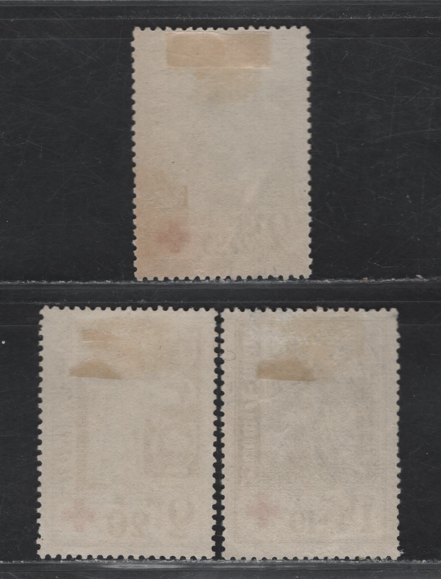 Lot 339 Finland (C) SC#B12-B14 1.25m+10p - 2.5m+25p Black Brown & Red -Indigo & Red Bishop Magnus Tawast - Michael Agricola, 1933 Semi Postal Issue, 3 Fine/Very Fine Used Singles, Corner Cancels May Be CTO