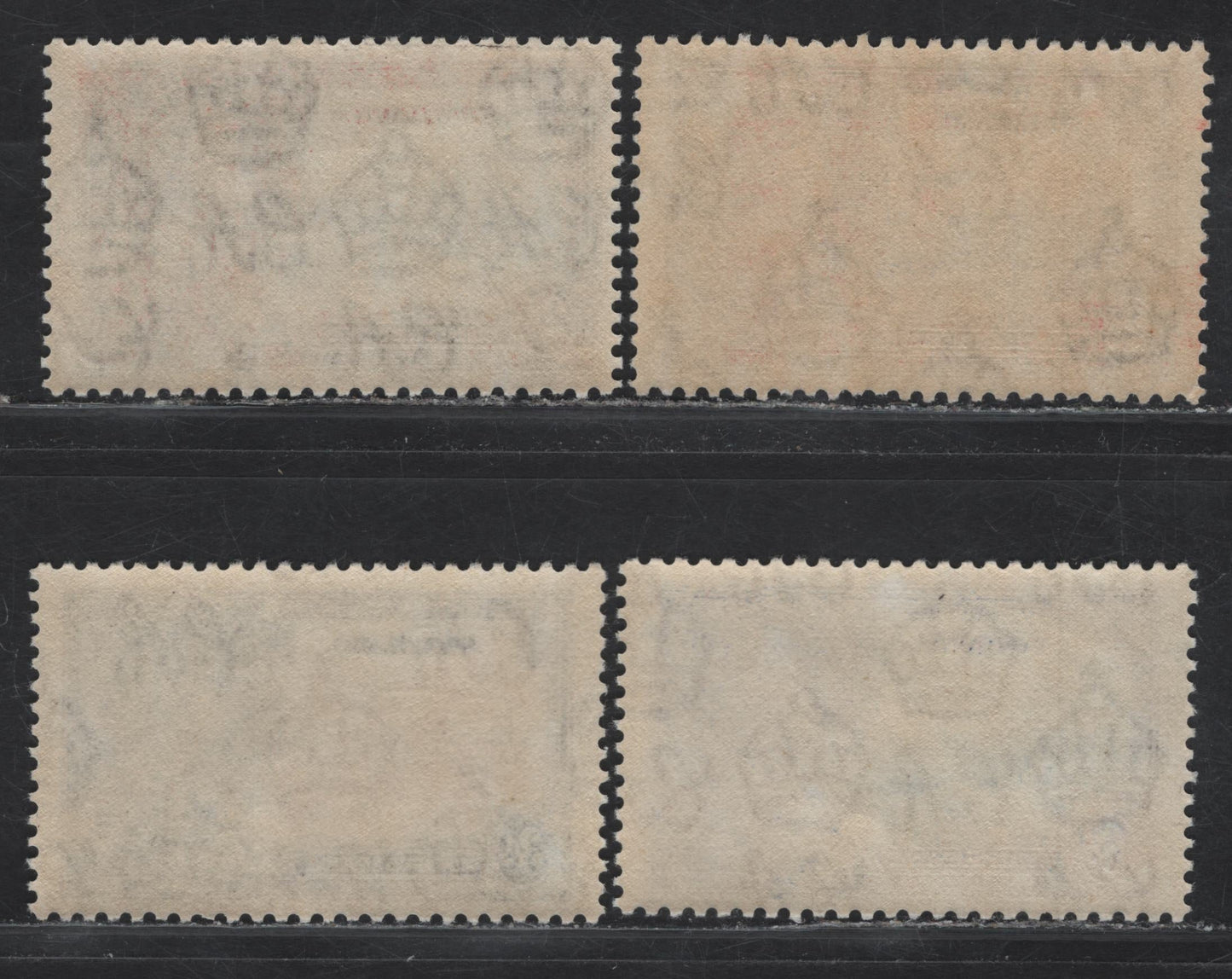 Lot 123 Swaziland SG#22-24 2d - 6d Ultramarine & Gray Black - Slate & Purple KGV & Windsor Castle, 1935 Silver Jubilee Issue, 4 VFNH Singles, NH Part Set With Two Shades Of Gray Black On 2d