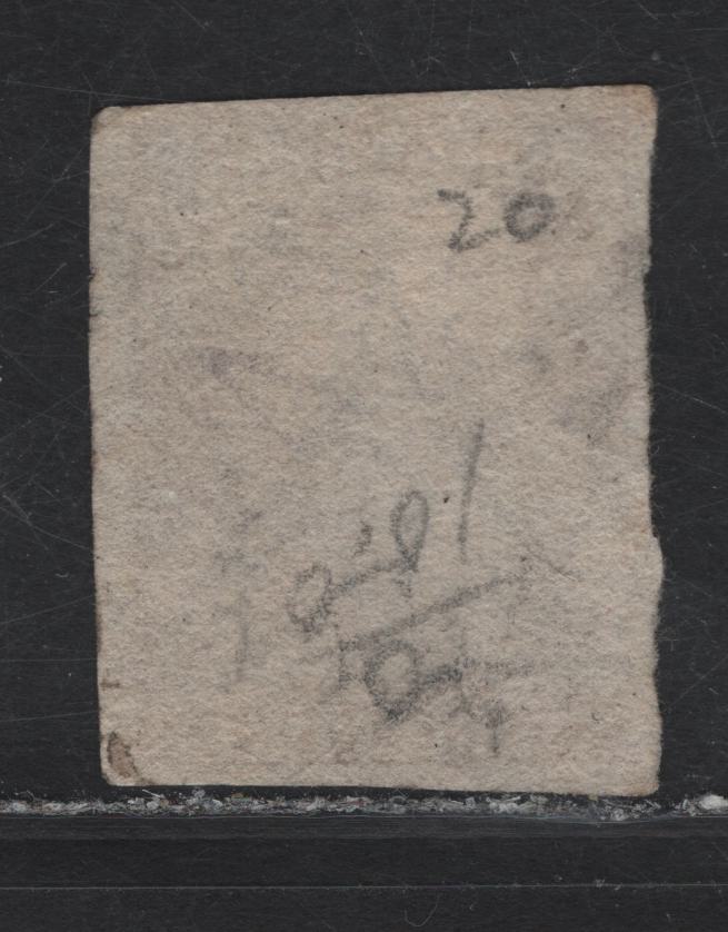 Lot 46 (C) New Zealand SG#40 3d - 5d Brown Lilac Queen Victoria, 1862-1864 Chalon Heads Issue, A Very Good Used Imperf Single, Large Star Wmk, 3 Large Margins, Top Margin Is Just Touching At UR & Just Cleat At UL.