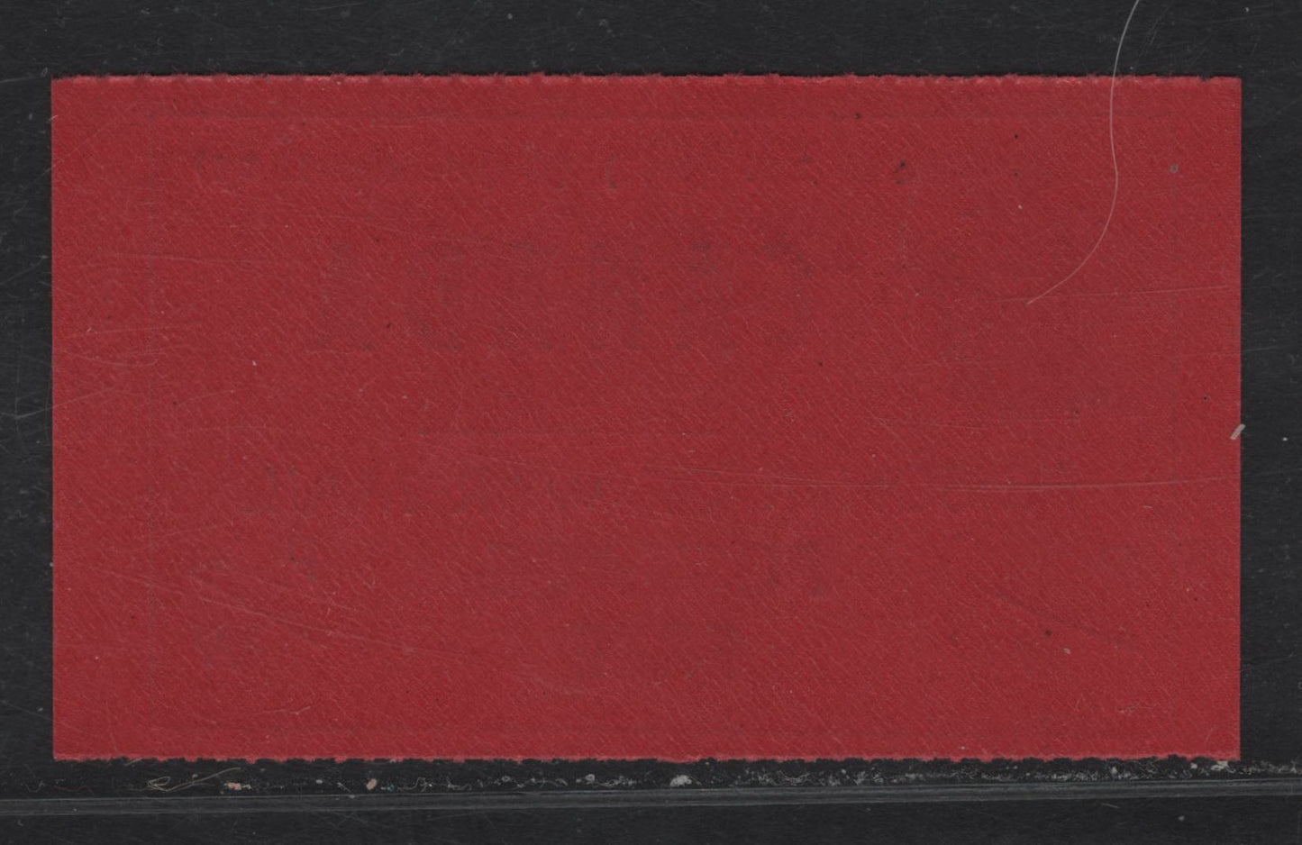 Lot 150 Canada (C) Van Dam#PWF6var Black on Red Prisoner of War, 1946 Prisoner of War Frank Issue, A VFNH Single, Unlisted Broken 'O' in Or and Short 'W' in 'War'