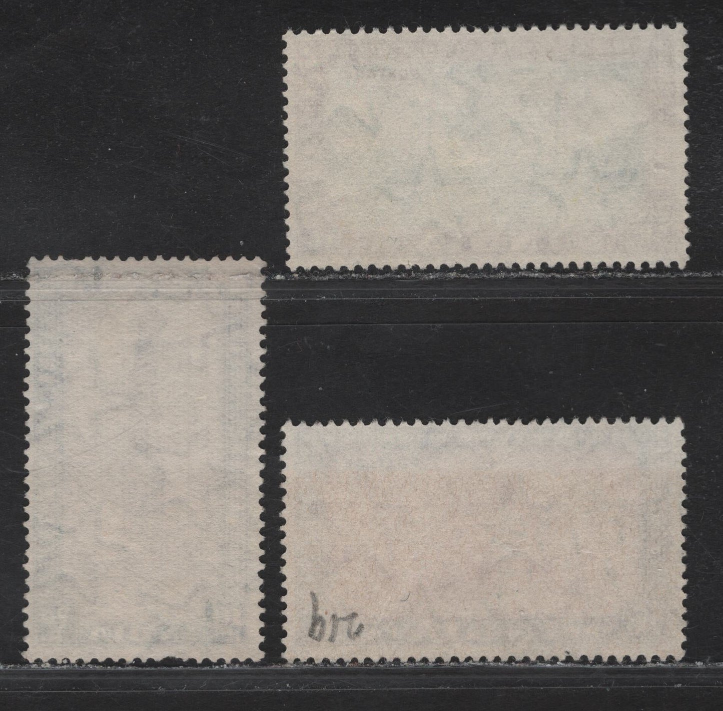 Lot 253 India (C) SG#321-323 2r - 10r Claret & Violet - Purple Brown & Deep Blue King George VI, 1949-1952 Pictorial Issue, 3 Fine/Very Fine Used Singles