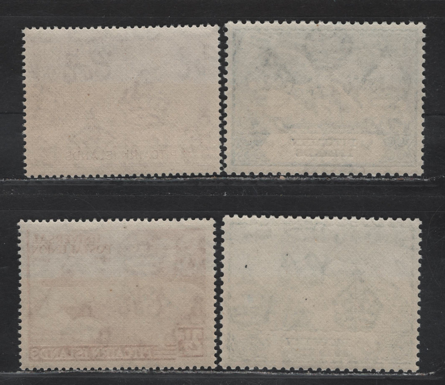 Lot 273 Pitcairn Islands (C) SG#13-16 2.5d - 1/- Red Brown - Purple UPU, 1949 UPU Issue, 4 VFNH Singles
