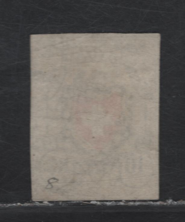 Lot 350 Switzerland SC#8 10r Yellow, Black & Red Rayon Cross, 1850 Rayon District Cross Issue, A Fine Used Single