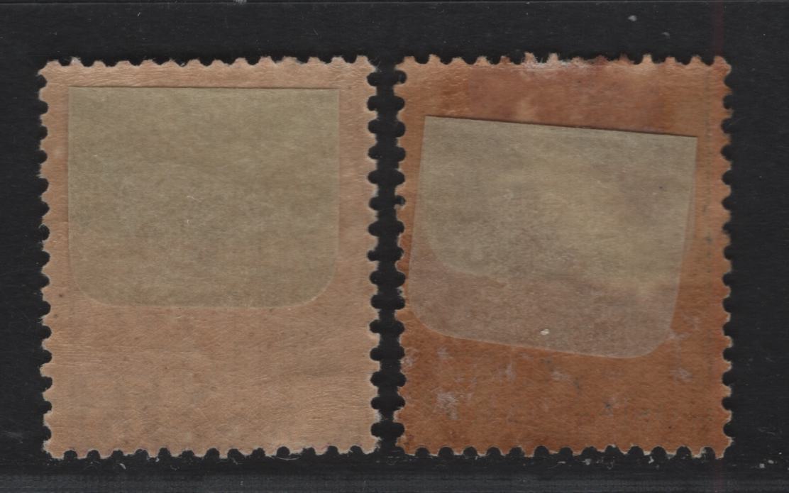 Lot 11 Monaco SC#3, 24a 5c - 75c Slate Blue - Lilac Brown on Buff Prince Albert I, 1891-1921 Prince Albert I Issue, 2 FOG Singles