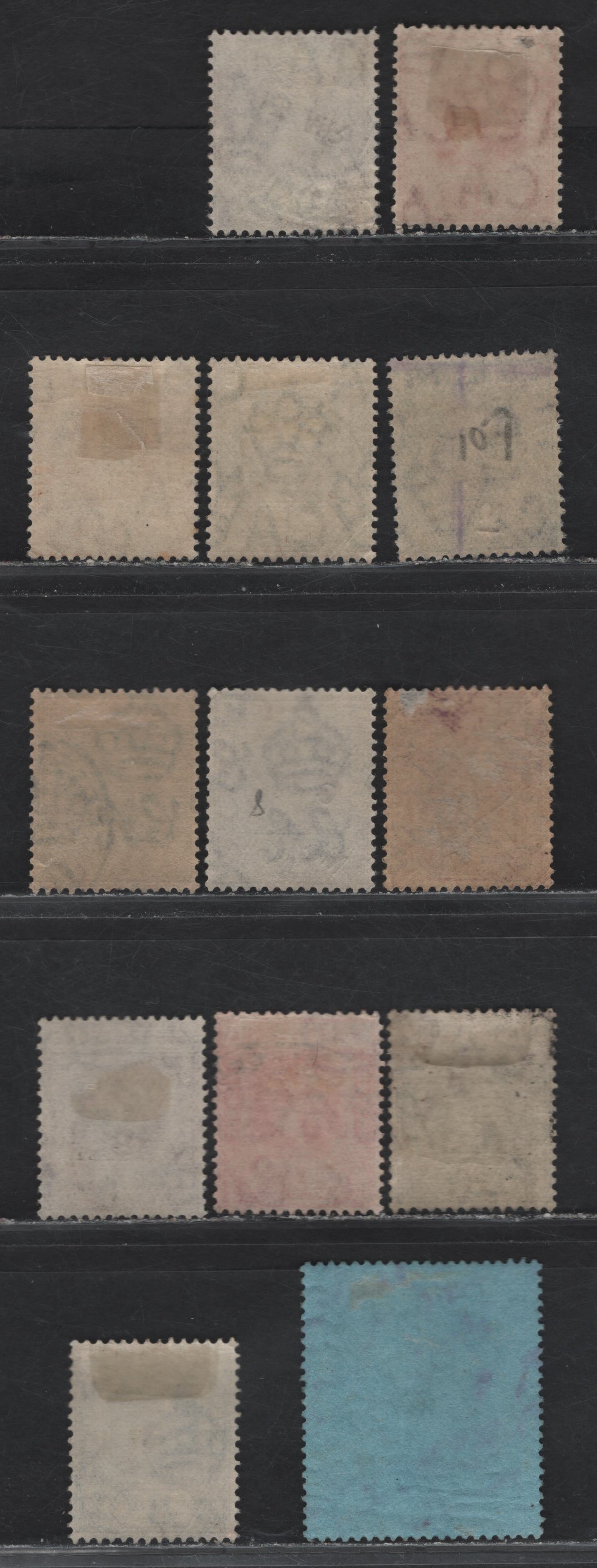 Lot 112 Sierra Leone (C) SG#113a, 114a, 115, 111a, 118, 125, 131, 132,a, 133-134, 136 1d - 2/- Scarlet - Blue & Purple King George V, 1912-1927 KGV Imperium Keyplates Issue, 13 Fine/Very Fine Used Singles, Multiple Crown CA & Multiple Script CA Wmks