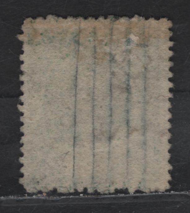 Lot 29 Grenada (C) SG#19 1d Green Queen Victoria, 1881 Chalon Heads Issue, A Very Good Used Single, Wmk 4 Vertical Lines From The Sheet, Rough Perf 14.5
