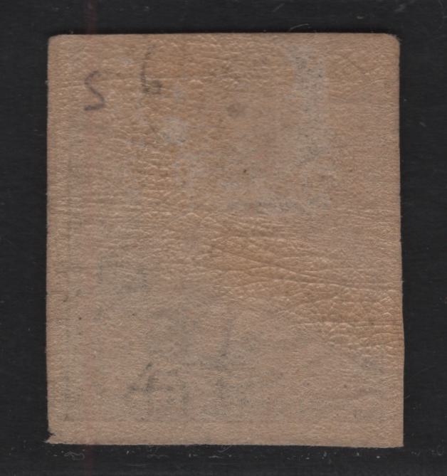 Lot 7 Greece SC#51 30l Dark Brown Large Hermes Head, 1876 Large Hermes Head Issue, A FOG Single, Athens Print Coarse Impression, Yellowish Paper, Full Margins - Small Corner Crease At UR.