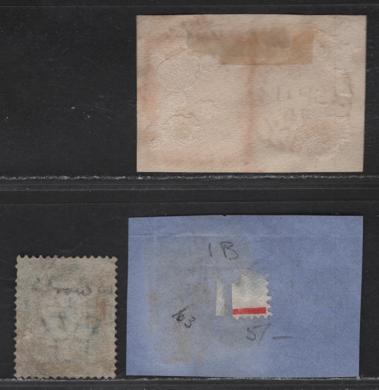 Lot 179 Great Britain (C) 1864-1879 Queen Victoria Issue, 3 Ungraded Used Singles, Edinburgh Sunburst, Wellington Duplex & London District #77 Cancels