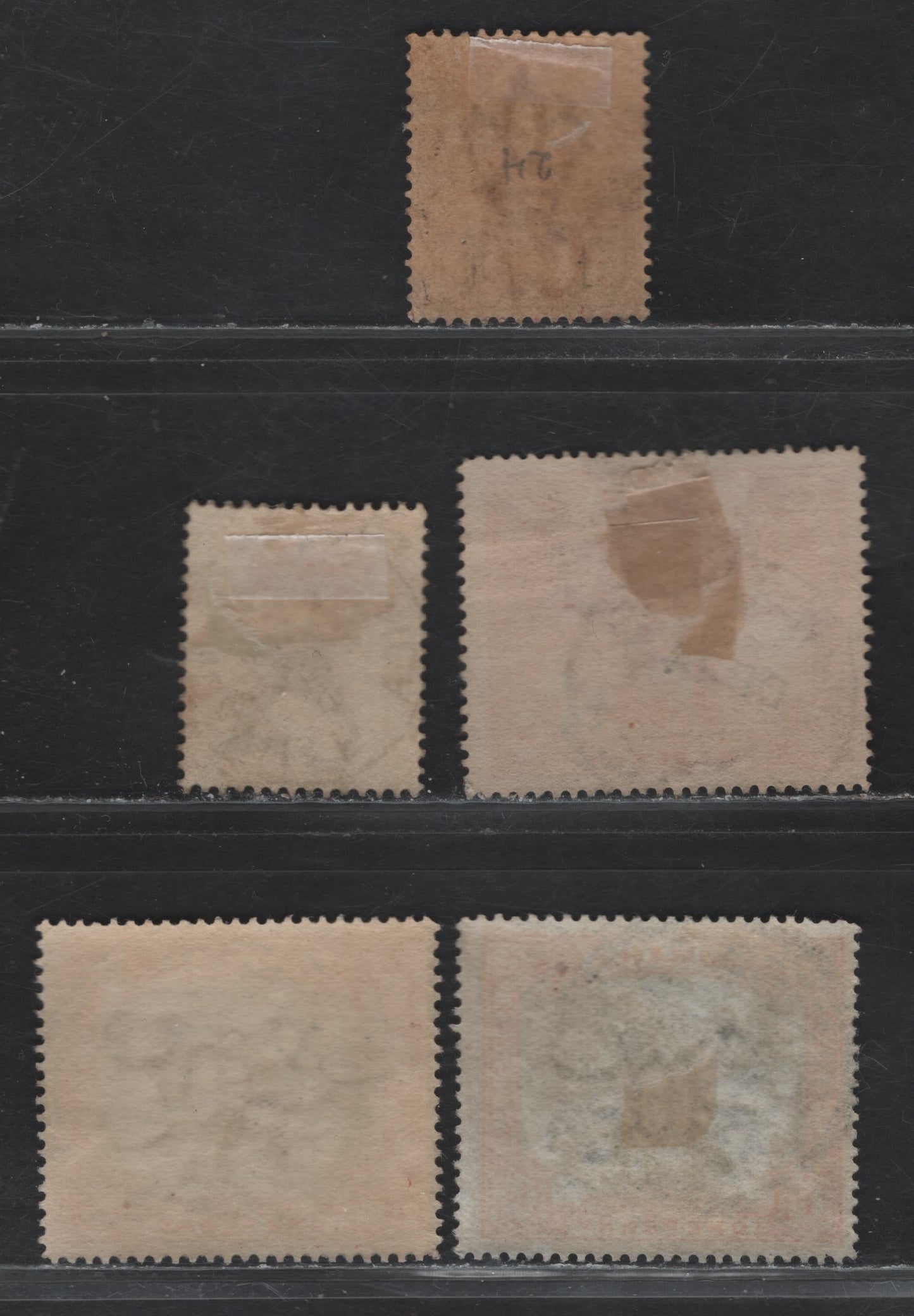 Lot 203 Jamaica (C) Group Of CDS Town & Squared Circle Cancels On, 1889-1891, 1883-1897 Issues, 5 VF Used Singles Including Black River, Mandeville, Montague, Montego Bay, Kingston
