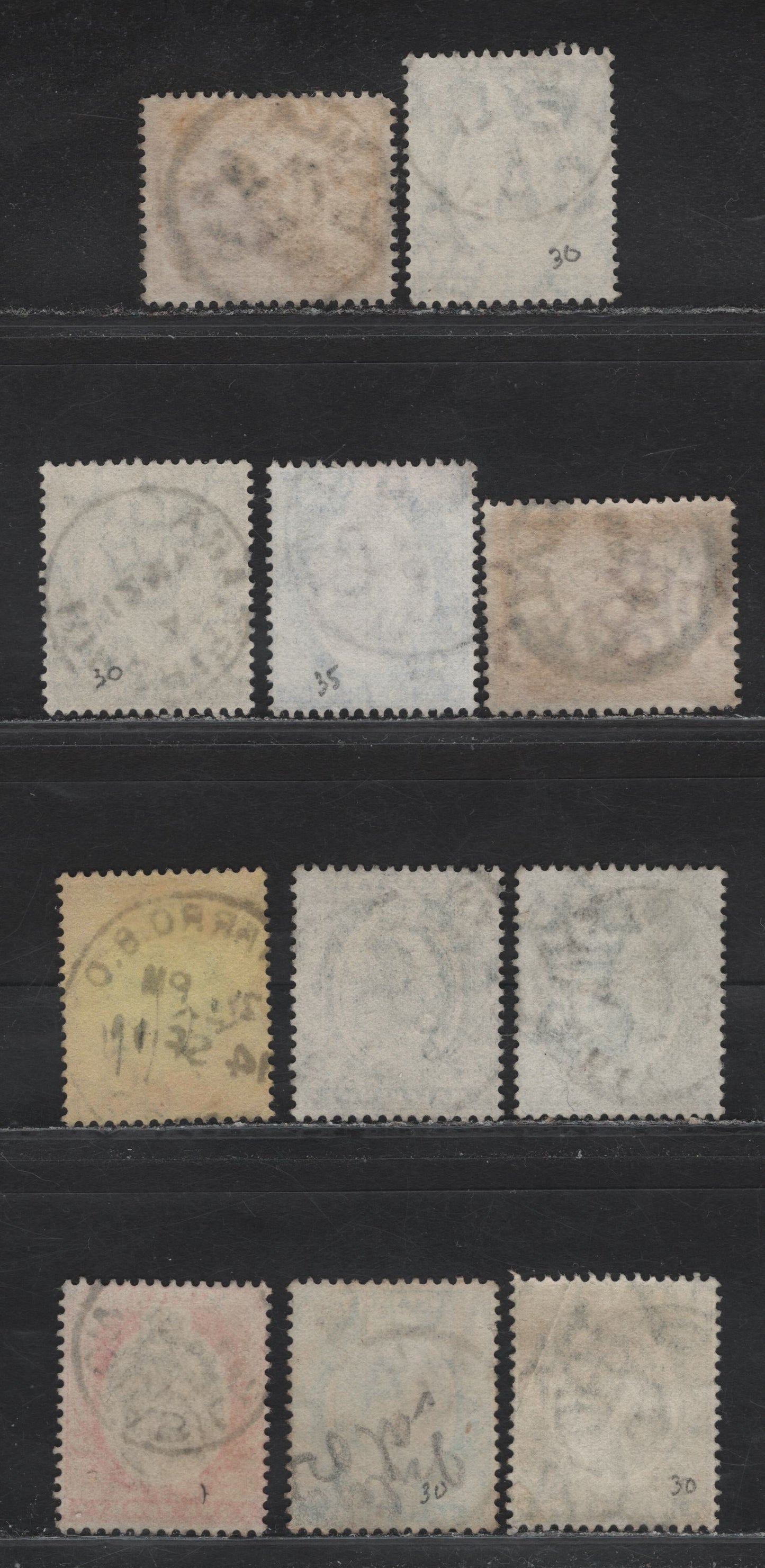 Lot 231 Malta (C) Selection Of Malta & Small Town Cancels On, 1903-1904 & 1904-1914 King Edward VII Keyplates Wmk Crown CA & Mult. Crown CA, 11 F&VF Used Singles Cancels Include Barro,Notabile, Paula Malta, St. Pauls & Others Unidentified