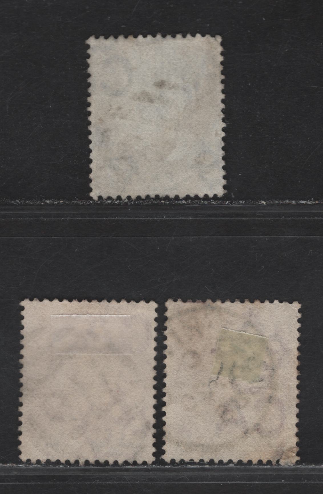 Lot 298 St. Christopher (C) 1882-1890 Queen Victoria Keyplates - A Group Of CDS & Barred Numeral Cancels