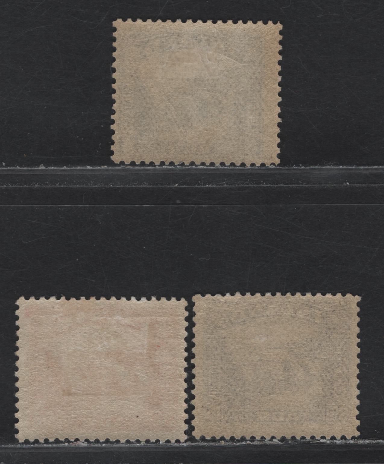 Lot 35 Iceland SC#170-172 5a - 35a Gray - Ultramarine Gullfoss Falls, 1931-1932 Gullfoss Falls Issue, 3 FOG Singles