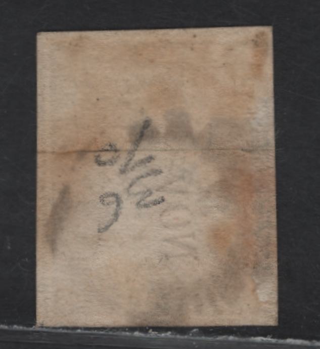 Lot 71 Switzerland SC#36 5r Brown Helvetia, 1858-1862 Strubel Issue, A Fine Used Single, Thick Paper With Green Silkthread, Clear Margins On 2 Sides & Just Touching On Two Sides