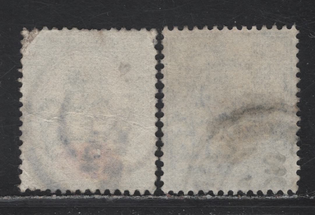 Lot 92 Great Britain (C) SG#230, 290 2.5d - 2d Ultramarine - Deep Dull Green & Red King Edward VII, 1902-1912 King Edward VII Keyplate Issue, 2 Good /Very Fine Used Singles, Somerset House Printing, 2.5d Being De La Rue