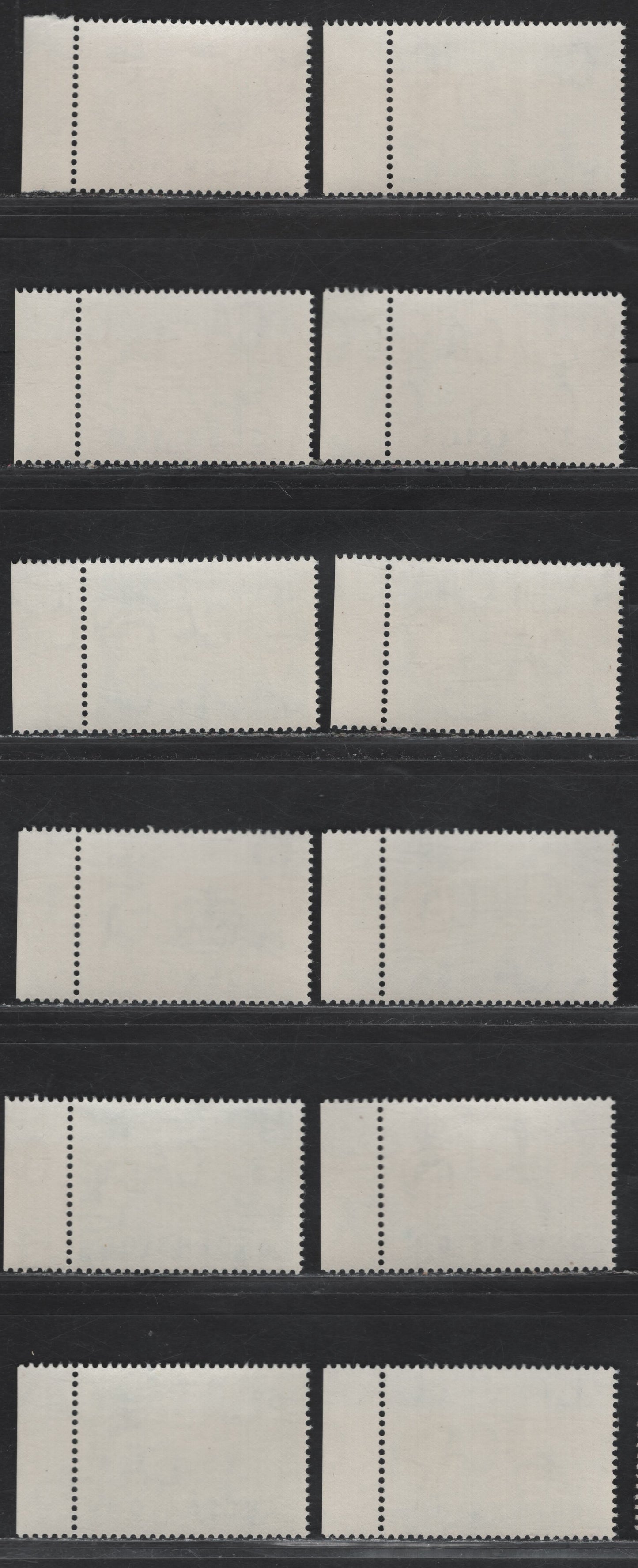 Lot 242 Ascension (C) SG#70-81 1d Black, Lemon & New Blue - 5/- Multi Coloured, 1963-1965 Bird Definitives, 12 F&VF NH Singles